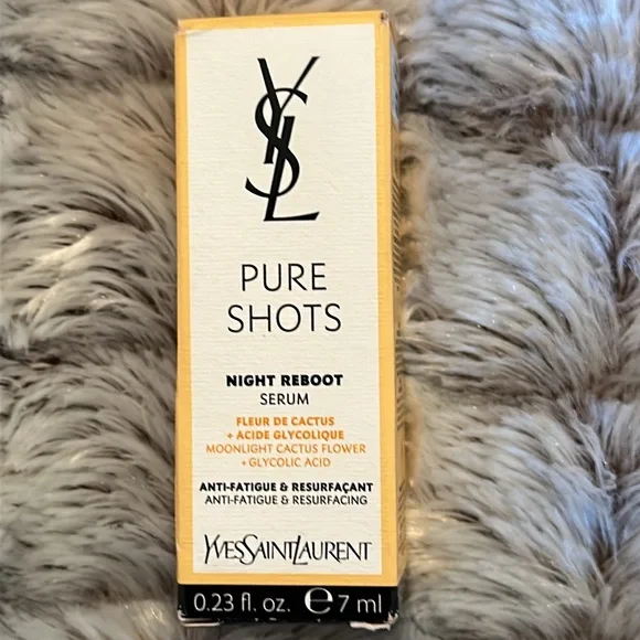 Yves Saint Laurent bundle Beaute leather cosmetic bag and night serum, Brand New - Picture 8 of 8